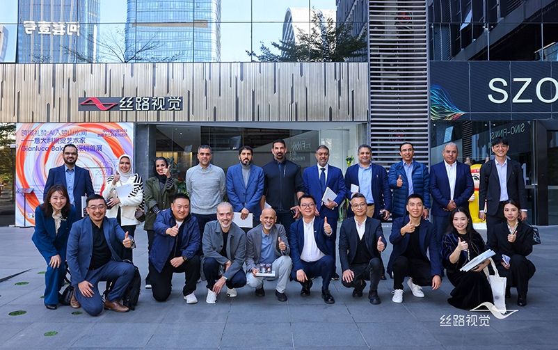 快讯｜科威特商务代表团到访不朽情缘，深度考察数字孪生技术应用